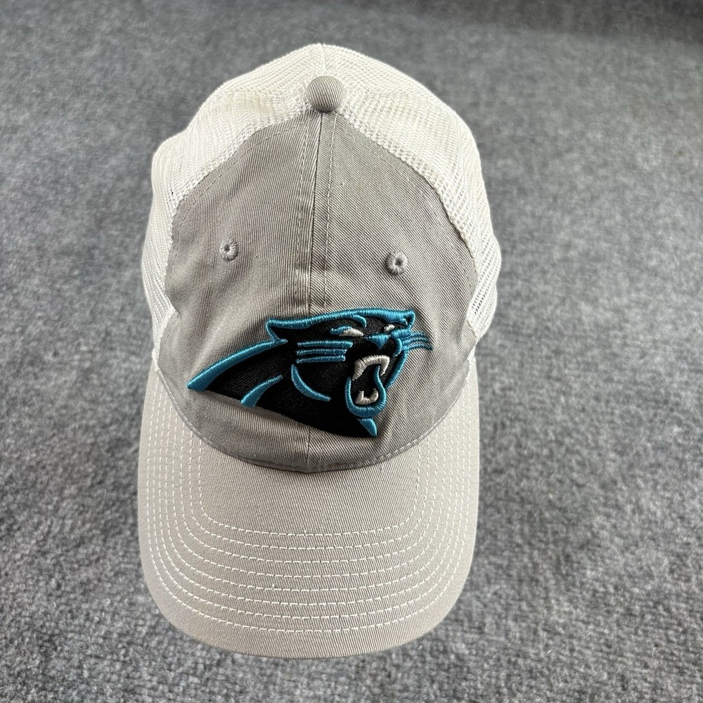 Fanatics NFL Football Carolina Panthers Mesh Trucker Adjustable Snapback Hat Cap